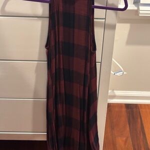 Bella Dahl Dress - Black and Burgundy